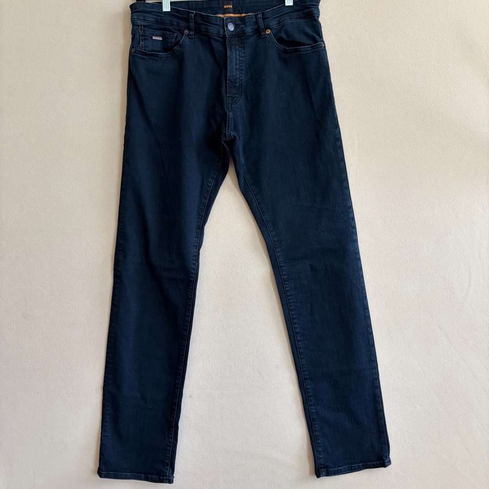 Hugo Boss Super Strech Dark Wash Navy Jeans 34x34